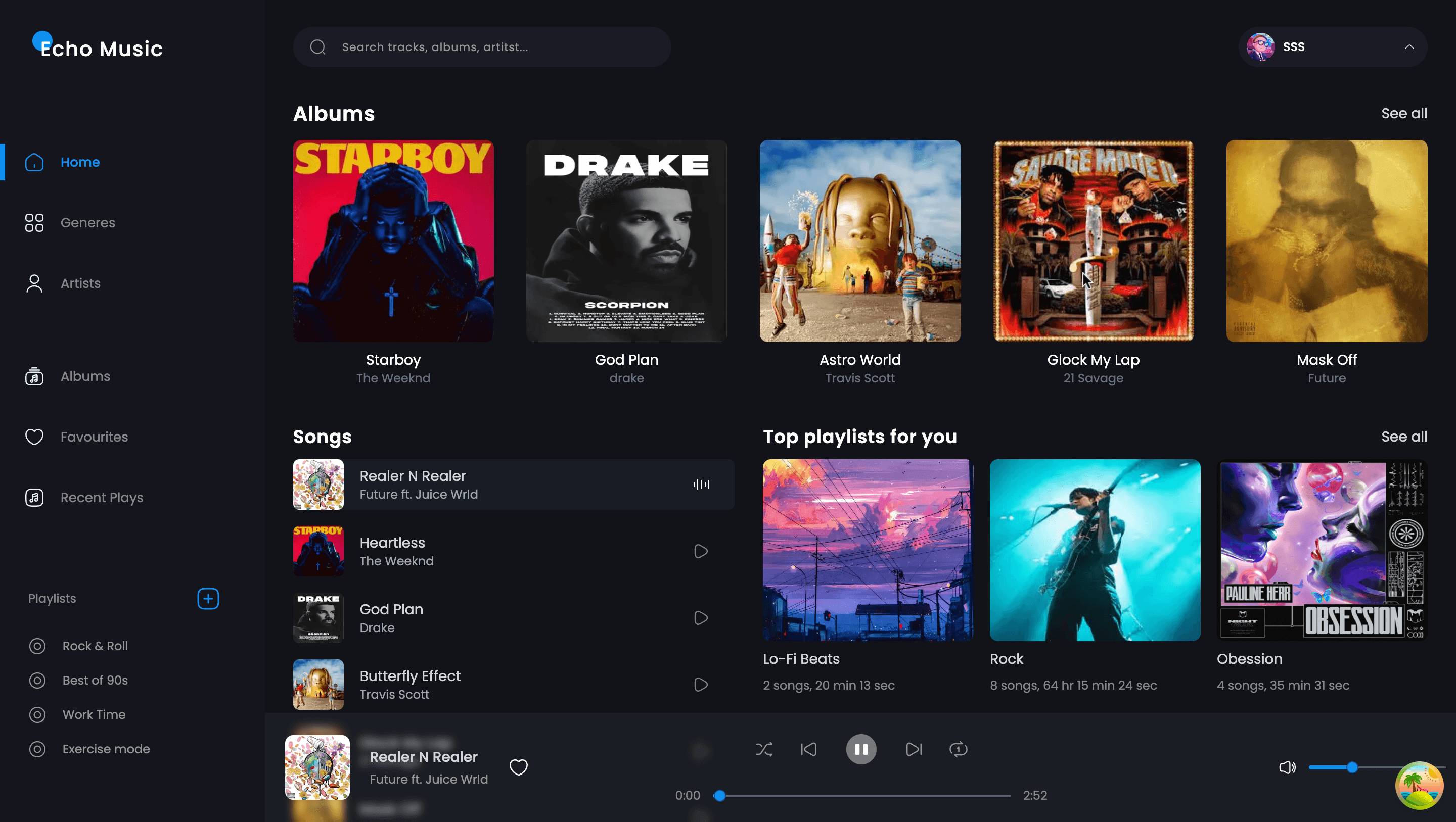 Music Web App